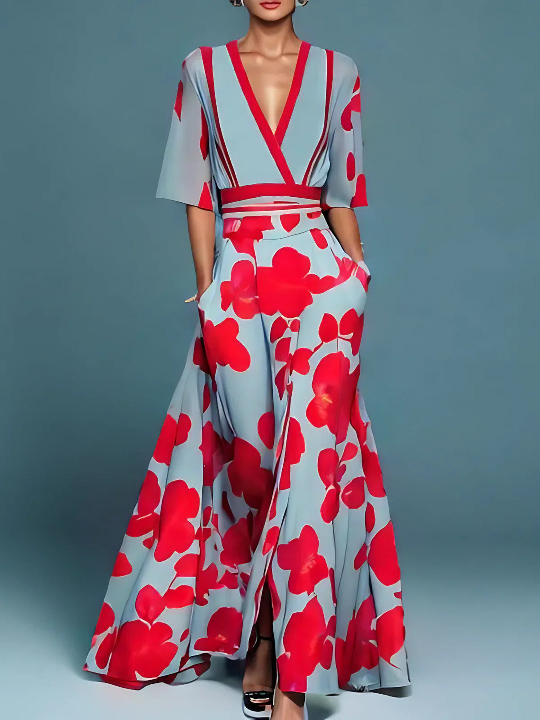 Helena™ | ABITO FLORALE ELEGANTE