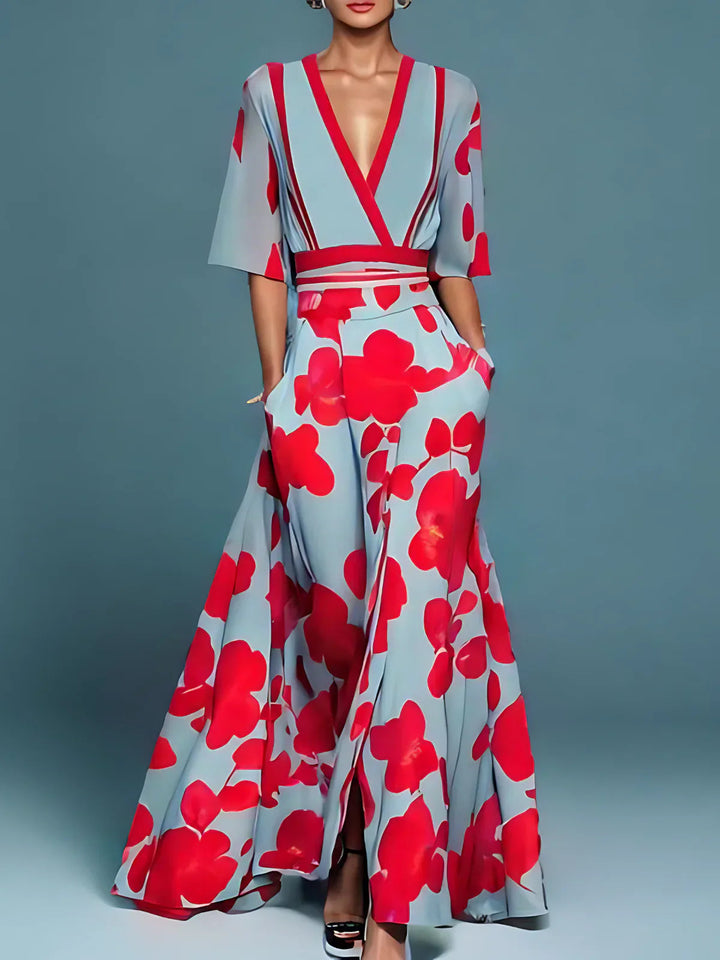 Helena™ | ABITO FLORALE ELEGANTE