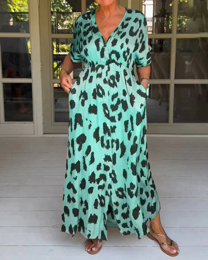 Anne | Vestito con Stampa Leopardo