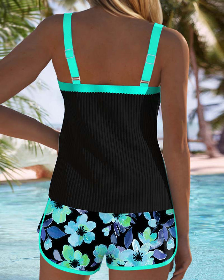 Bloom | Elegant Two-Piece Tankini Set