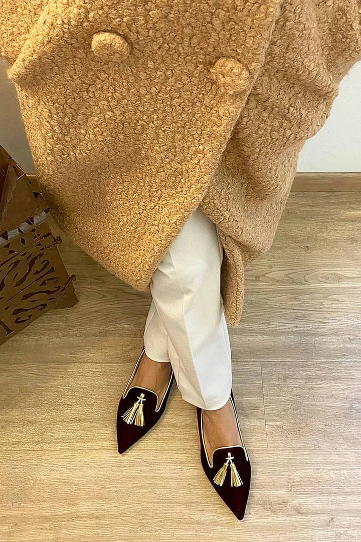 Portia - Mocassini Boho con Frange