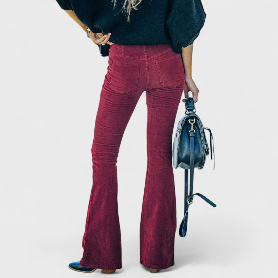 Chalvessa | Pantaloni Eleganti a Zampa
