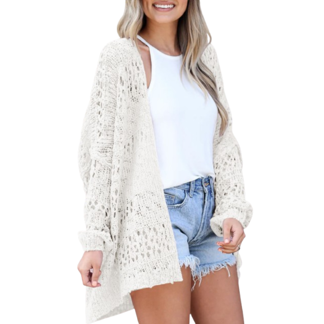 NAOMI | Cardigan Boho Estivo Oversize Leggero