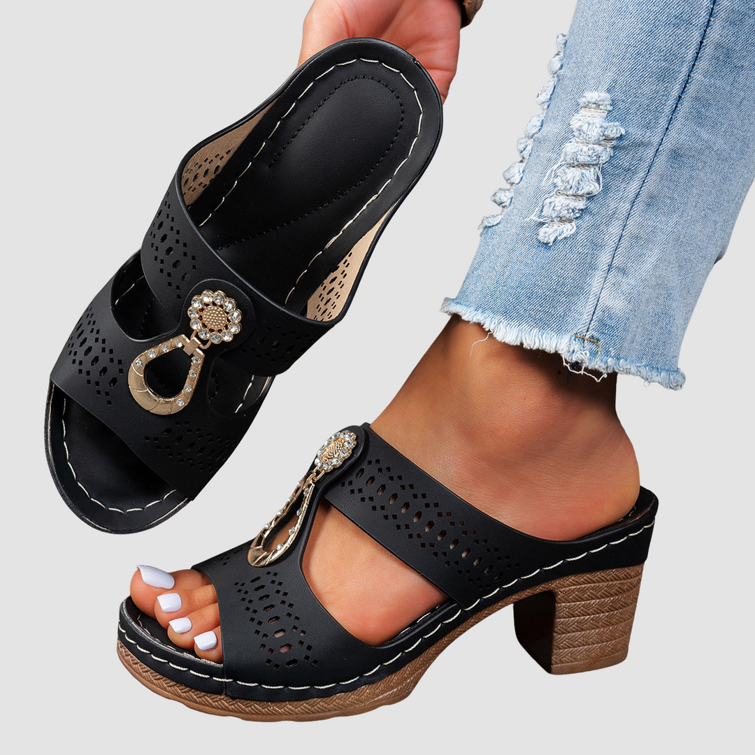 Isabella™ | Sandali Ortopedici Confortevoli con Tacco Alto