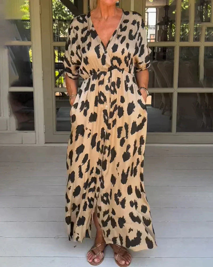 Anne | Vestito con Stampa Leopardo