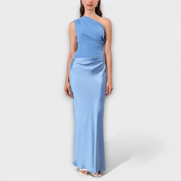 Luna - Abito asimmetrico in satin