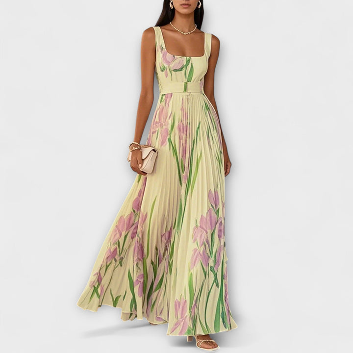 Pénélope - Abito Maxi in Chiffon