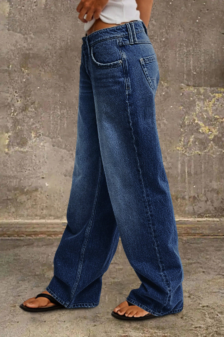 Denvara | Jeans a gamba dritta a vita media
