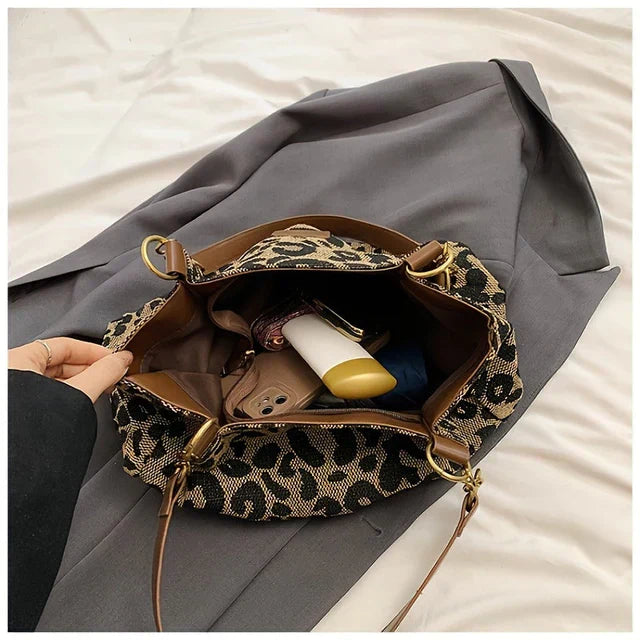 LIBERTY | BORSA CON STAMPA LEOPARDO