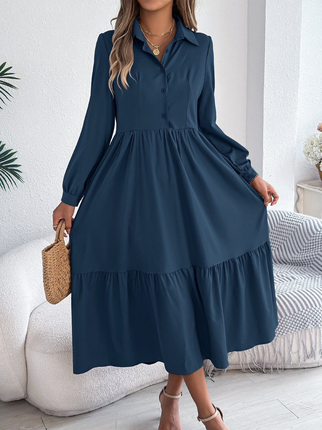 Smeraldo™ Elegant Midi Dress