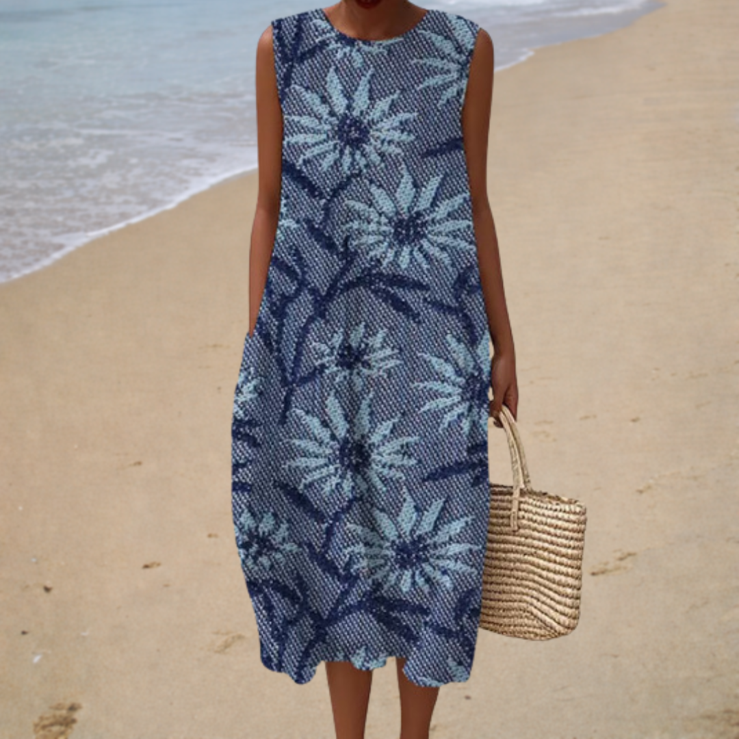 Brigitte | Abito Midi Floreale Elegante