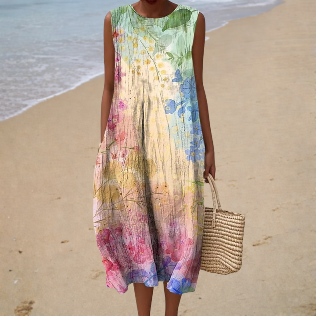 Lucienne | Abito Midi Bohemien