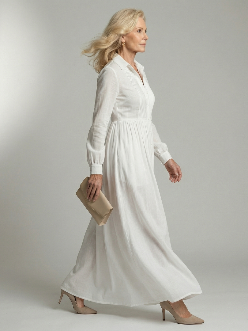Ellis & Johnson™  | Abito Maxi Soft Flow