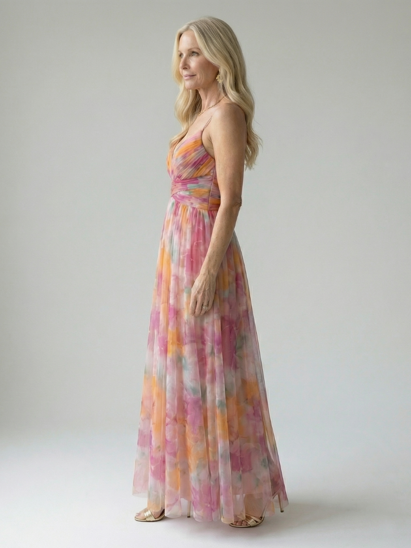 Ellis & Johnson™ | Abito Maxi Soft Wrap