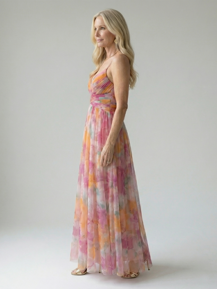Ellis & Johnson™ | Abito Maxi Soft Wrap