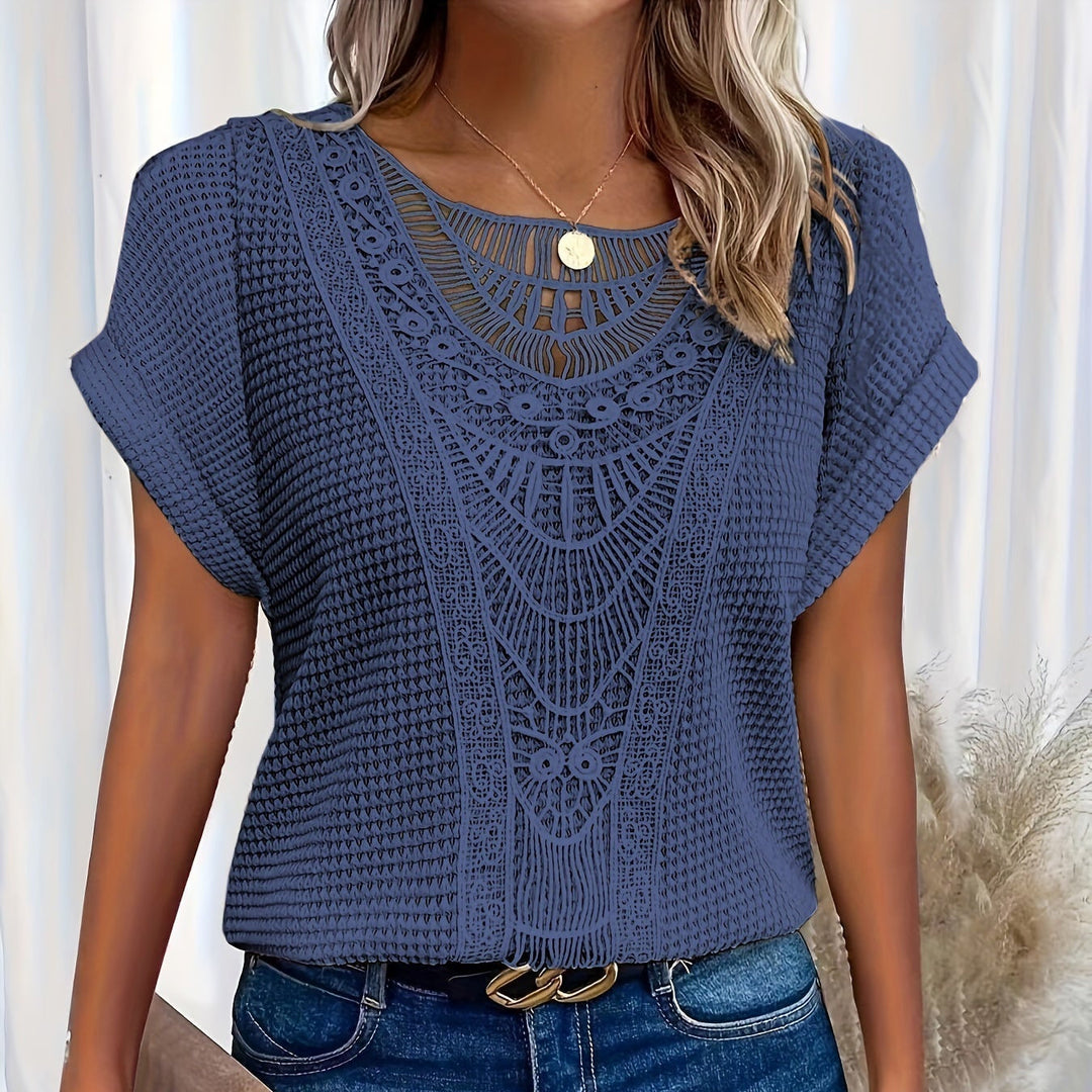 Viola | Top Tricot Dettagliato