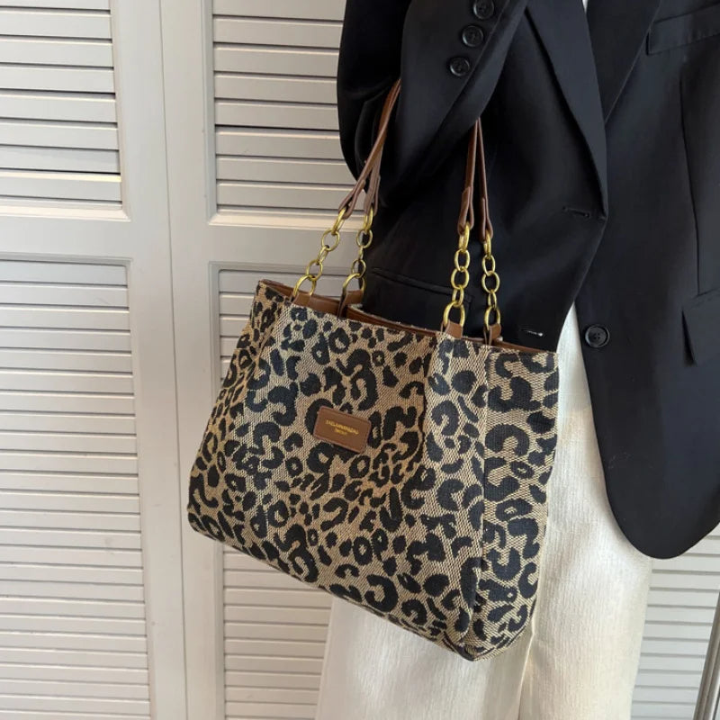LIBERTY | BORSA CON STAMPA LEOPARDO