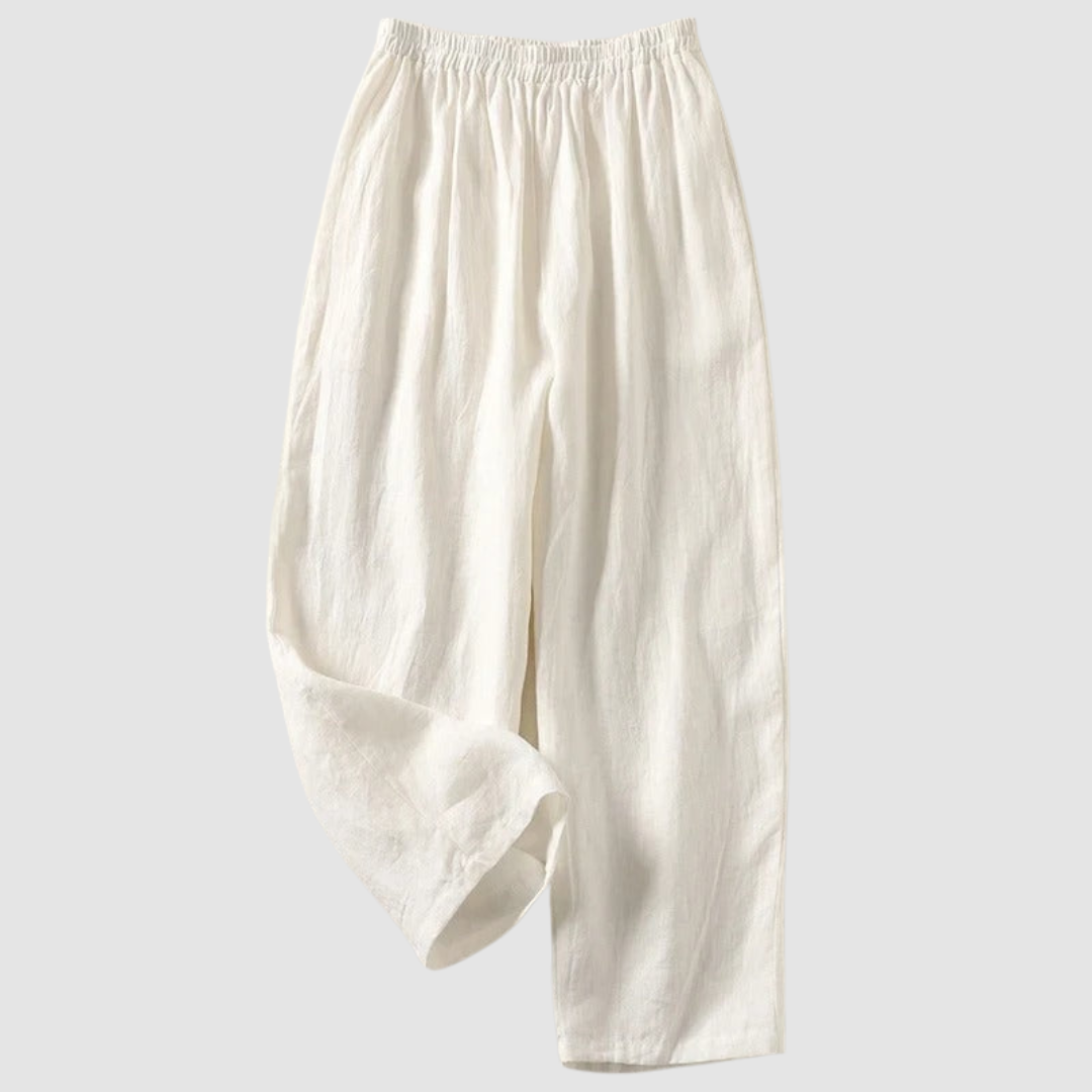 Pantaloni in Lino Sienna™
