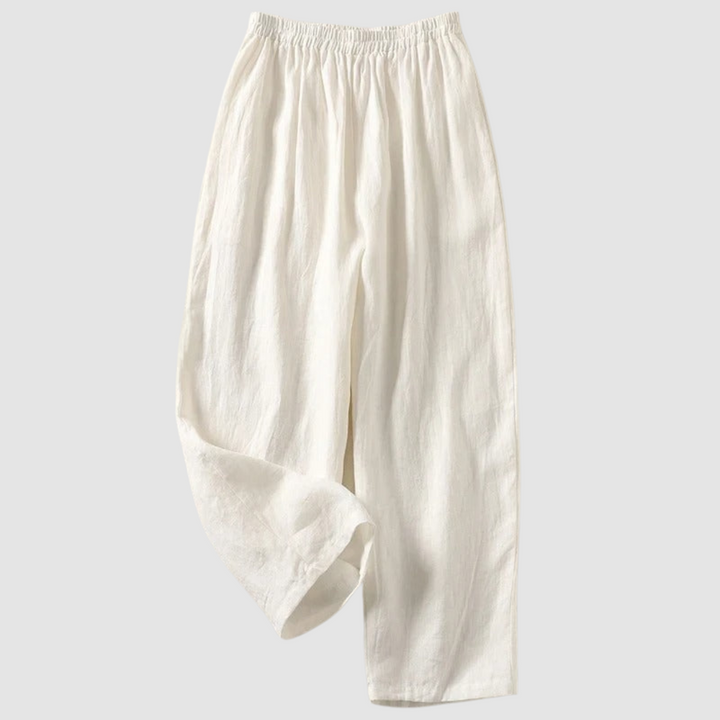 Pantaloni in Lino Sienna™