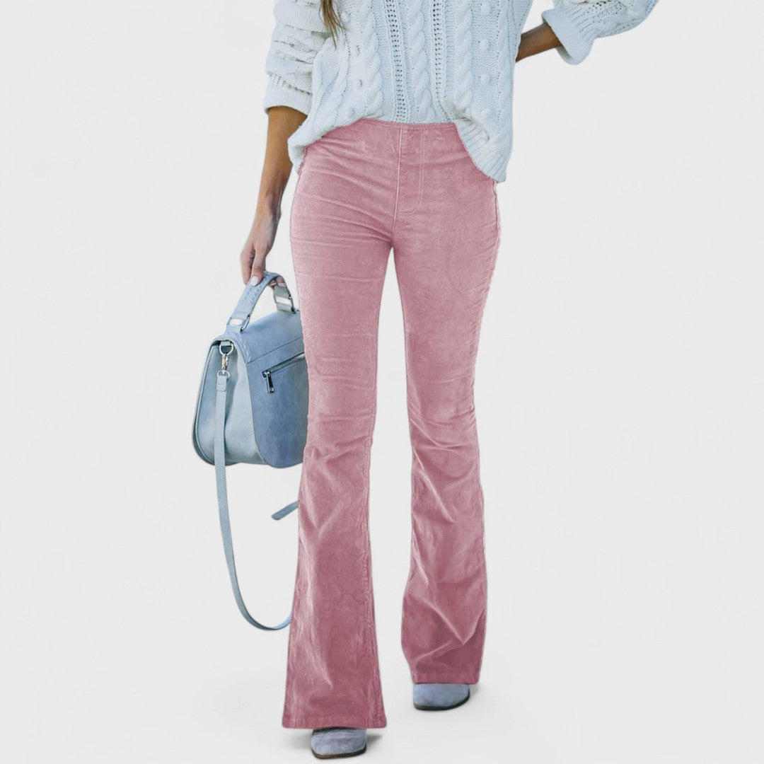 Chalvessa | Pantaloni Eleganti a Zampa