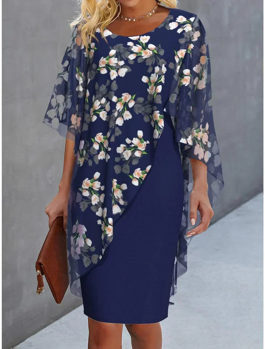 Eilidh | Vestito con Cappotto Floreale