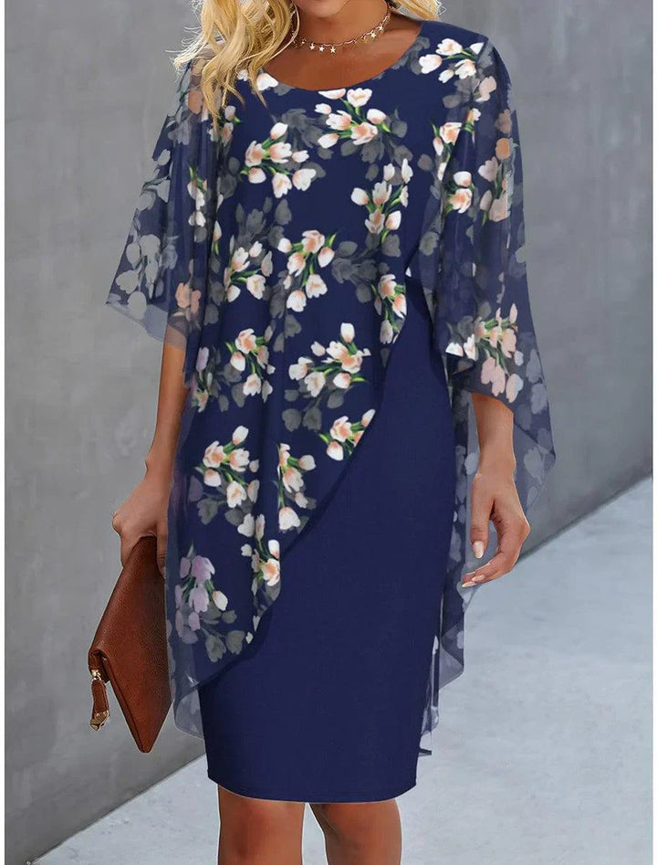 Eilidh | Vestito con Cappotto Floreale