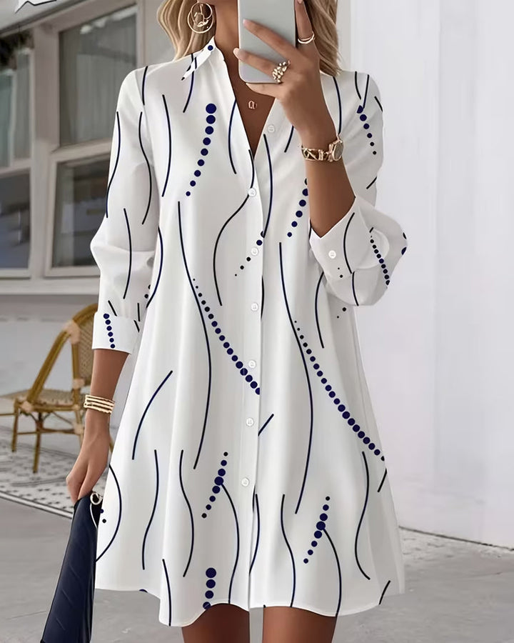 Camicia con Collo Ondulato Elodie