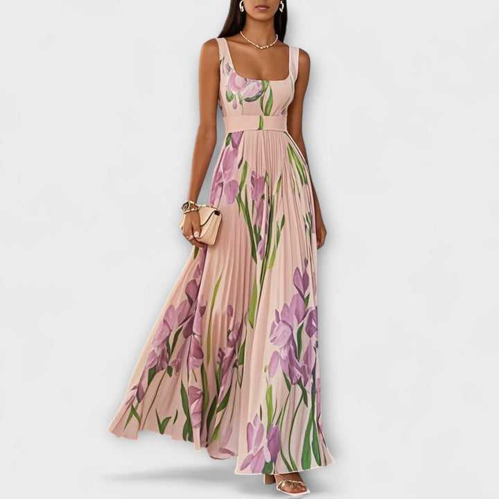 Pénélope - Abito Maxi in Chiffon
