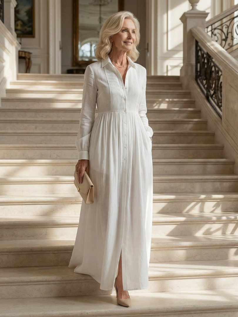 Ellis & Johnson™  | Abito Maxi Soft Flow