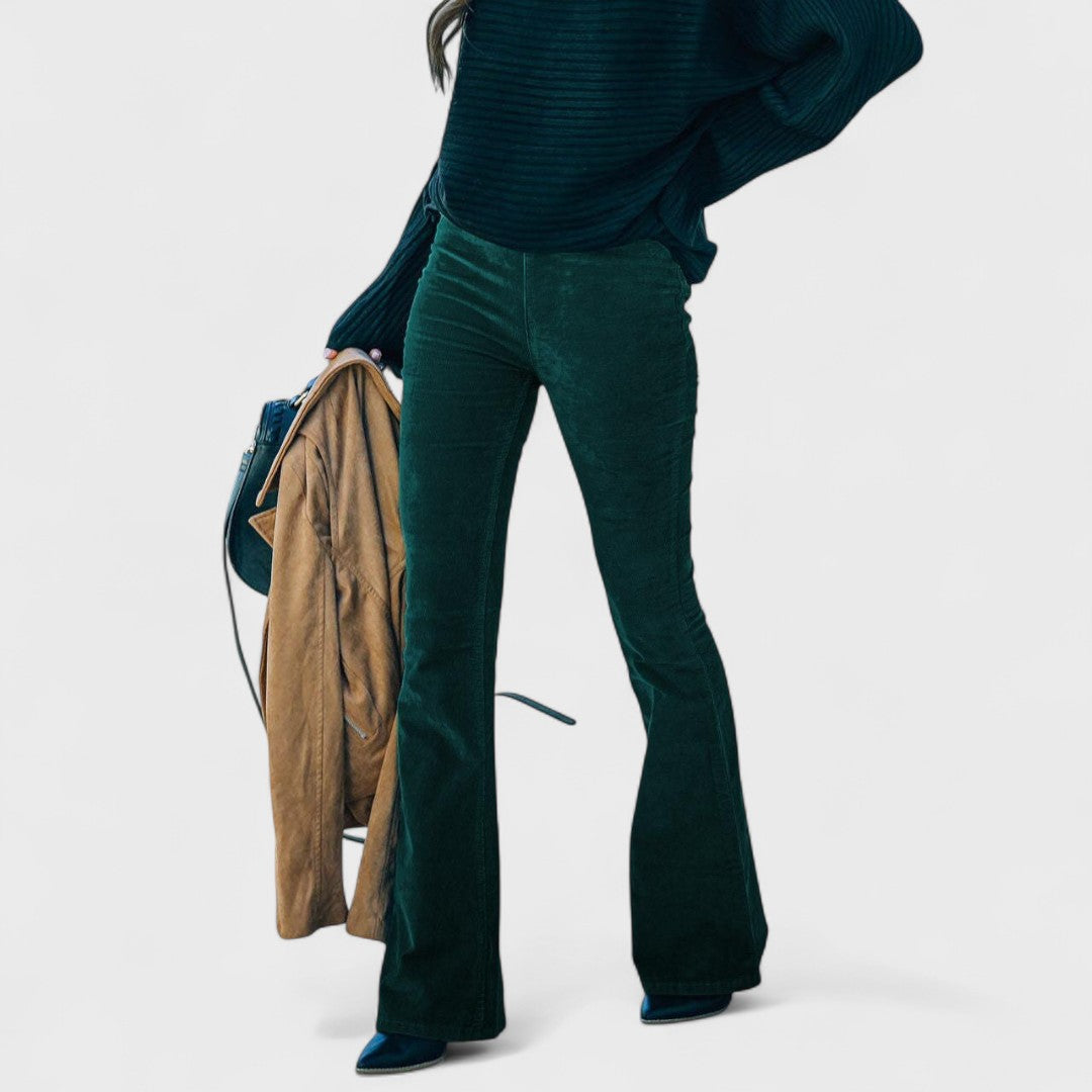 Chalvessa | Pantaloni Eleganti a Zampa