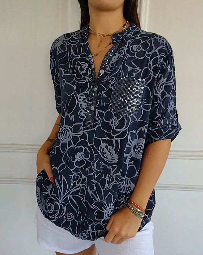 Camila | Blusa Elegante con Tasca
