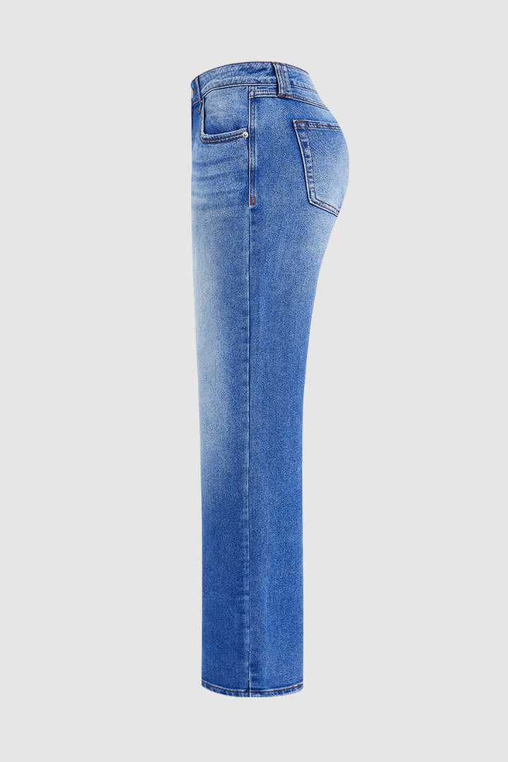 Denvara | Jeans a gamba dritta a vita media