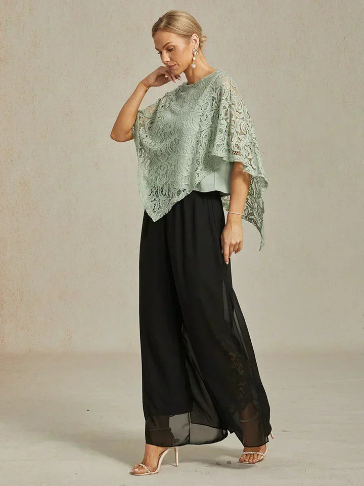 Fluressa | Pantaloni Flowy con Orlo Spaccato