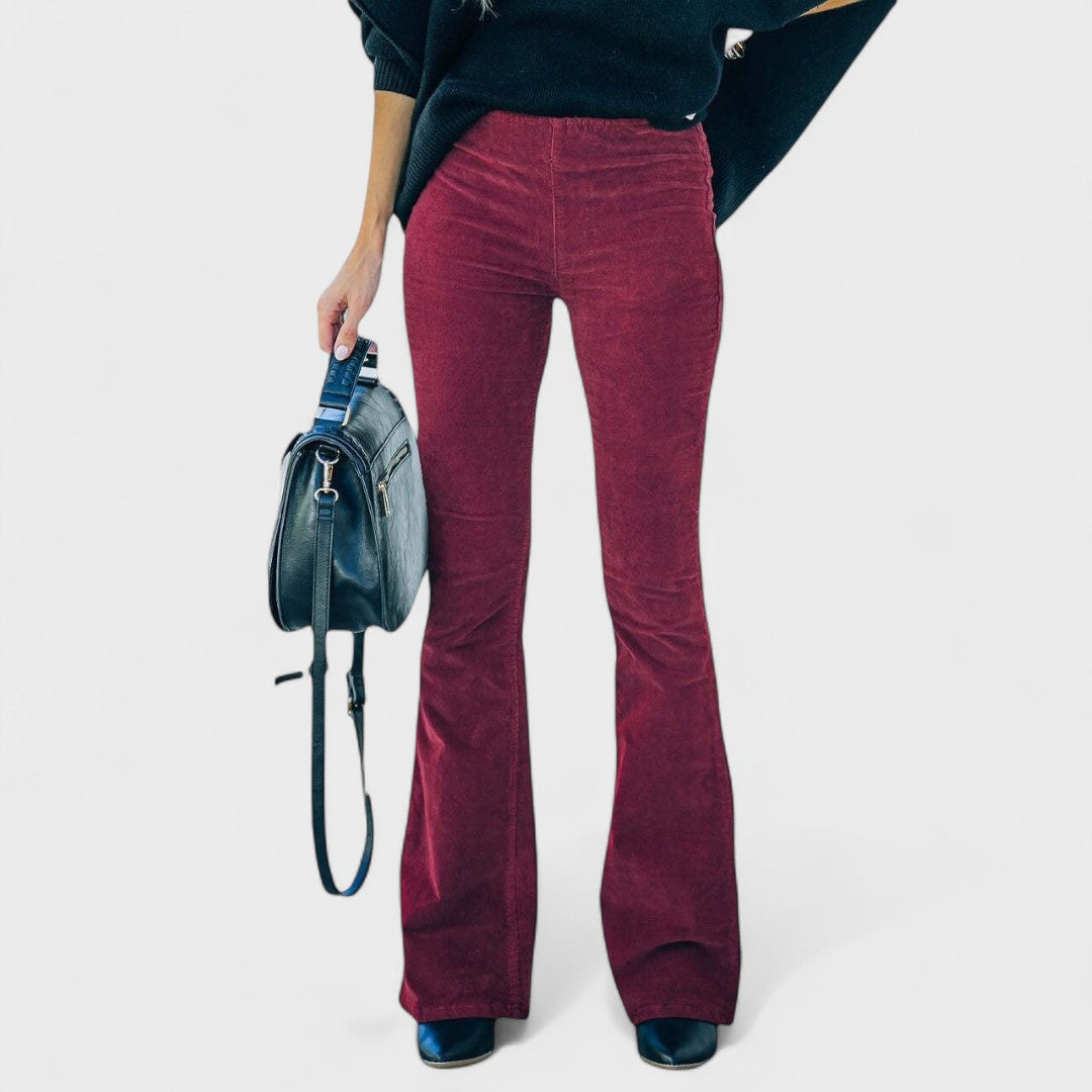 Chalvessa | Pantaloni Eleganti a Zampa