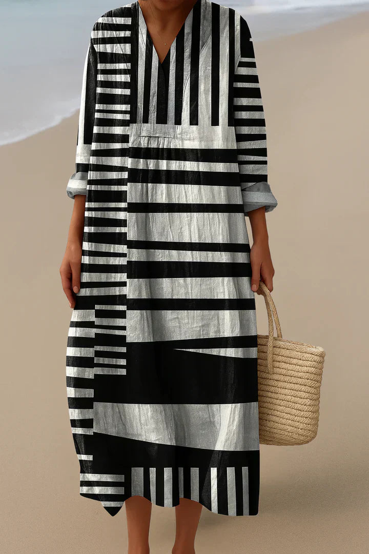 ELARA™ | Maxi Dress in Solid Color