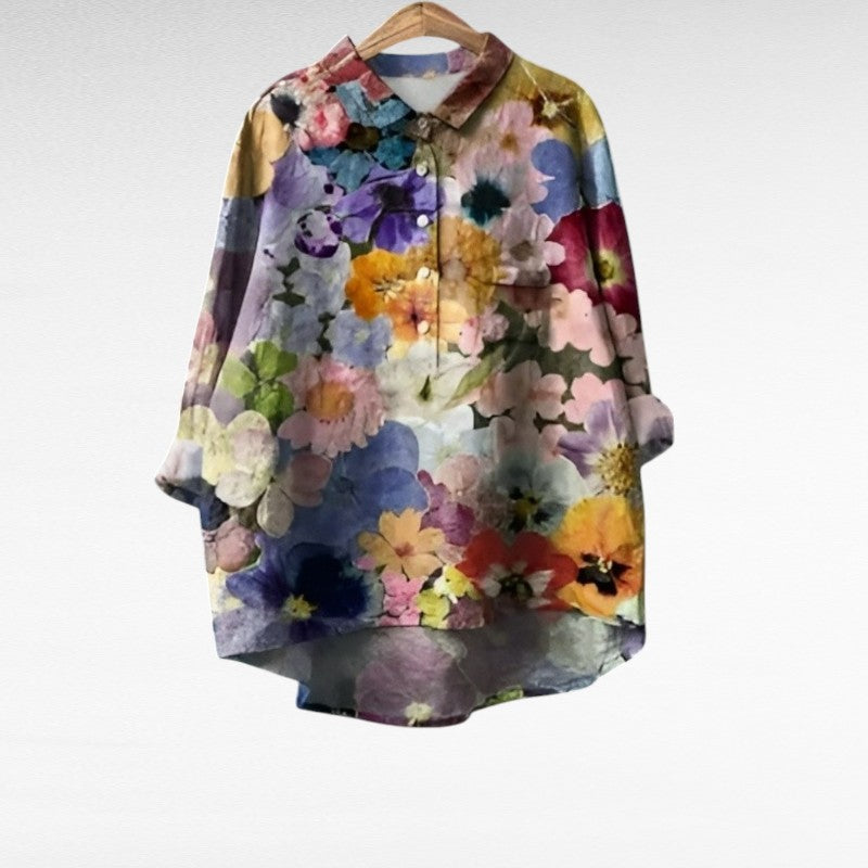 Élodie | Elegante Blusa Estiva in Lino