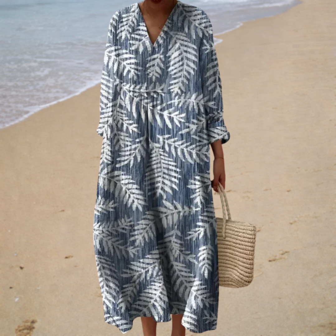 Isabelle | Abito Lungo Tropicale