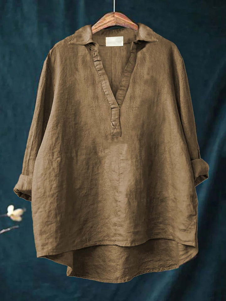 Andrea | Elegante Blusa Estiva in Lino