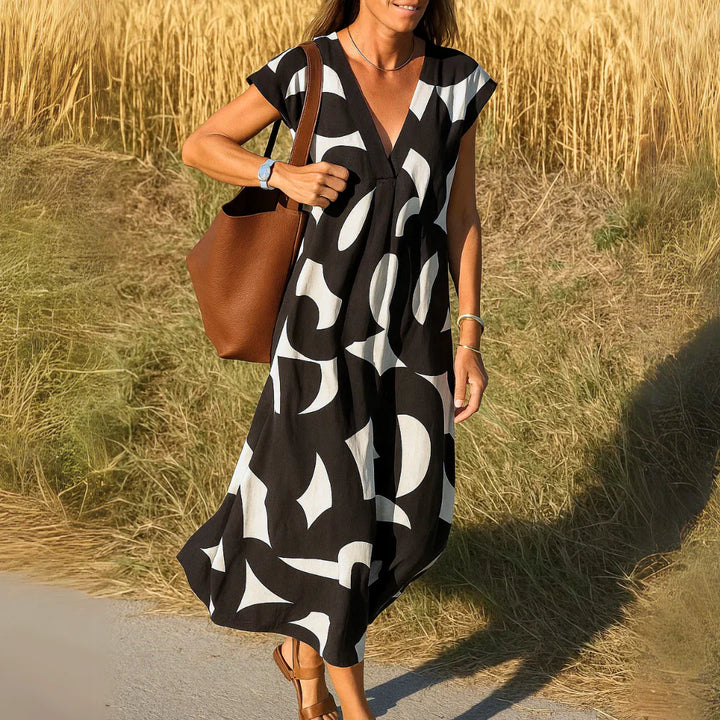 Tatiana™ | Abito Maxi con Dettagli Intagliati