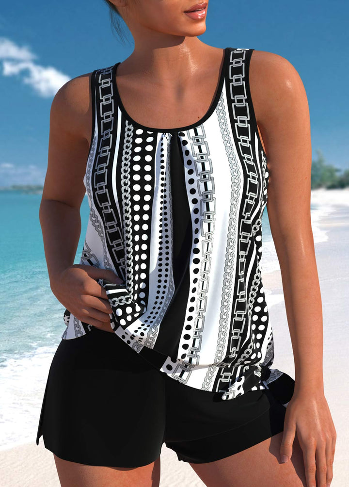Helena | Set Tankini Floreale Elegante per Donne
