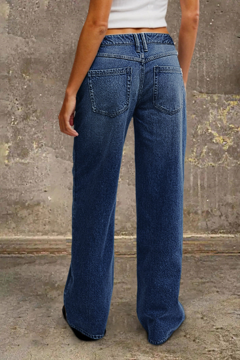 Denvara | Jeans a gamba dritta a vita media