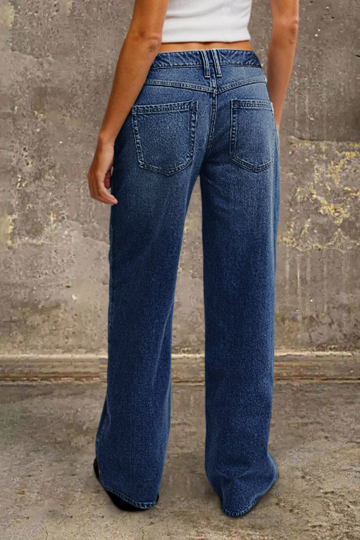 Denvara | Jeans a gamba dritta a vita media