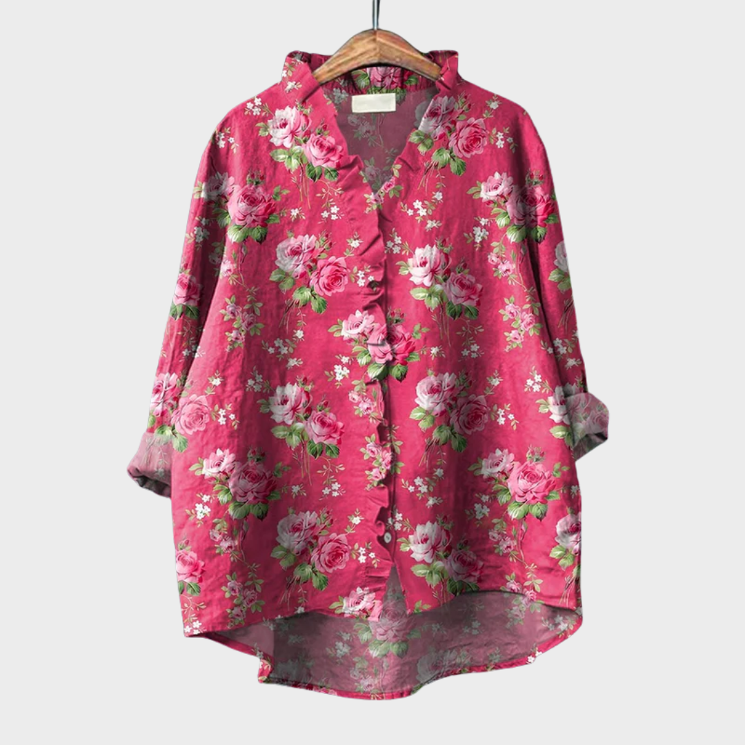Tara | Elegante Blusa Estiva in Lino
