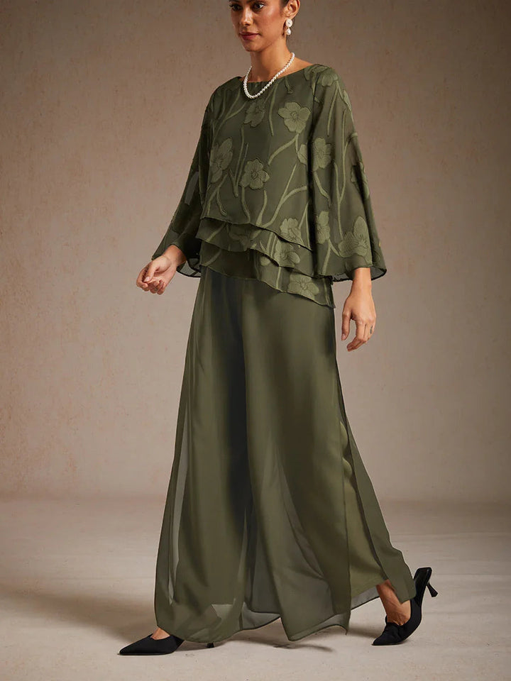 Fluressa | Pantaloni Flowy con Orlo Spaccato