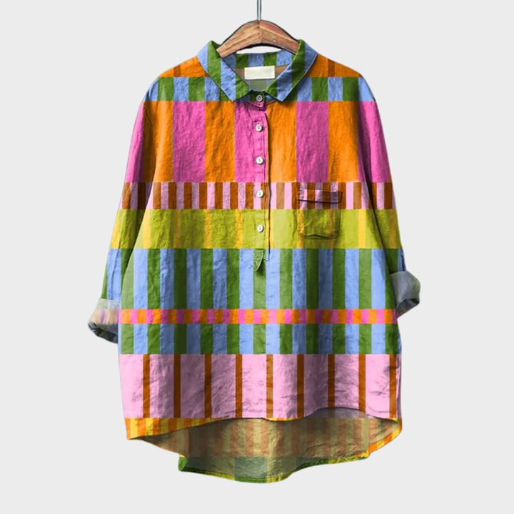 Ambra | Elegante Blusa Estiva in Lino