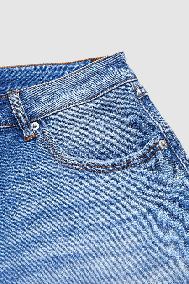 Denvara | Jeans a gamba dritta a vita media