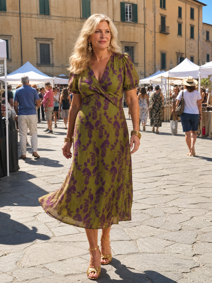 Virel | Abito Midi Floreale Relaxed