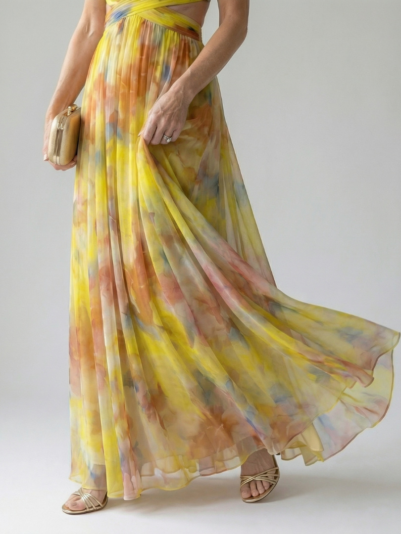 Ellis & Johnson™ | Abito Maxi Soft Wrap