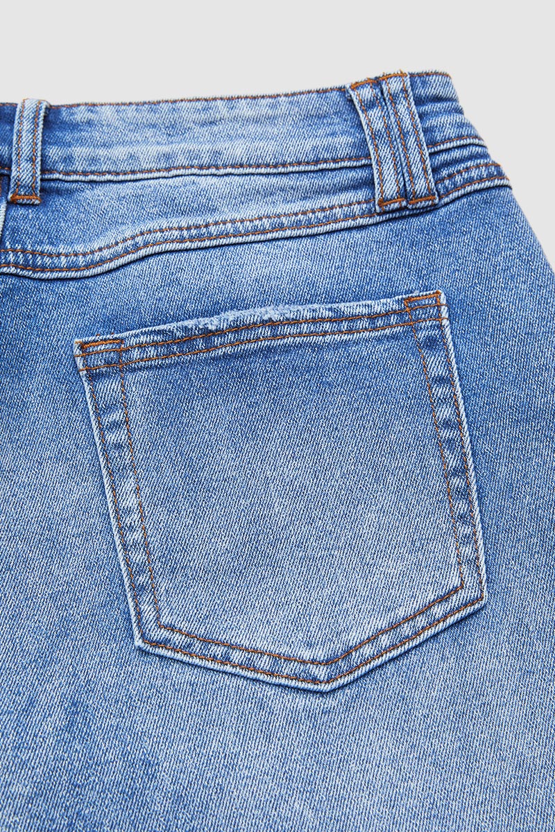 Denvara | Jeans a gamba dritta a vita media