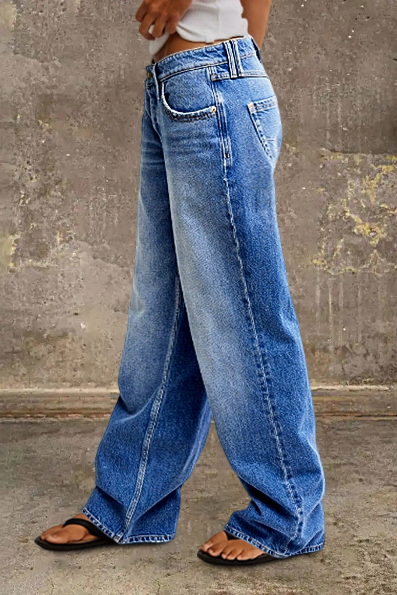 Denvara | Jeans a gamba dritta a vita media